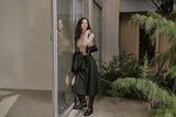 ドレープジャージートップス/DRAPE JERSEY TOP_BEIGE