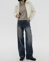 モヘアクロップジャンパー / Mohair Crop Jumper (2color)