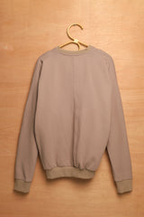 ハーフジップレイヤードスウェットシャツ / HALF ZIP LAYERD SWEATSHIRTS-BRONZE