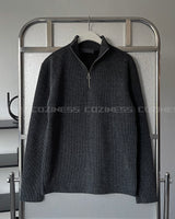 EN Warmer semi zip-up turtleneck (3 colors)