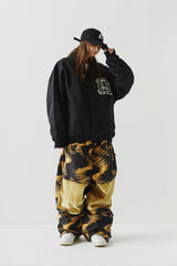 ウェーブベルベットスーパーワイドボックスパンツ / BSR2223FWPT015 ZGZG WAVE VELVET SUPER WIDE BOX PANTS GOLD
