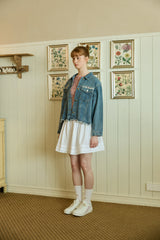 ROSETTE DENIM JACKET
