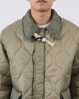 リィドゥズカラーネックキルティングダッフルジャケット/liddes collar-neck quilting duffle jacket 2color