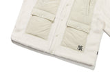 ショルダーキルティングジャケット / SHOULDER QUILTING JACKET_OATMEAL