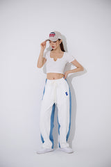 ミニVゴルジクロップTシャツ/TOP(9348) Mini V Golgi Crop Tee