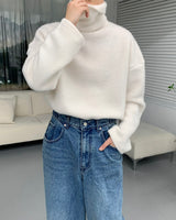 ワイドボタンデニムパンツ / SI Wide Button Denim Pants (2 colors)