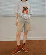 ドッグショートスリーブTシャツ/Dog Selfie Short Sleeve T-shirt (3color)