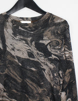 ギャラクシーシースルーTシャツ / Galaxy see-through T-shirt (3color)