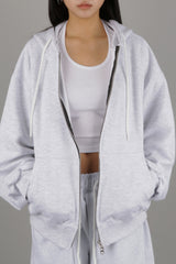 KEVIN OVER-FIT HOOD ZIP-UP