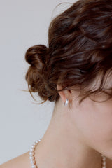 Matt Hoop One-touch Earrings