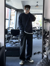 never loosefit round knit