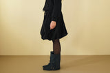 Ribbon pumpkin warmer skirt *Midi