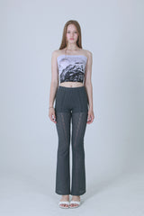 マウンテンチューブトップ/MOUNTAIN TUBETOP [GREY]