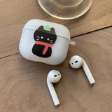 Black - Sketch Some Cat Christmas AirPods Case_matt