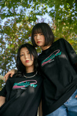 コラボレーションTシャツ（ブラック） I Youplus × UNALLOYED