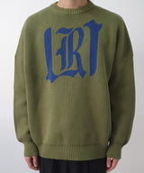 RE:ON RELAXED KNIT SWEATER (KHAKI)