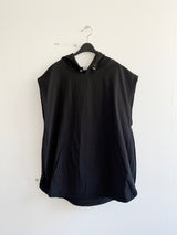 Hood long vest