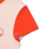 チェリーカラーリングキャップスリーブTシャツ / CHERRY COLORING CAP SLEEVE T-SHIRT [SALMON]