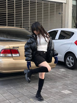 ラインタートルネックT