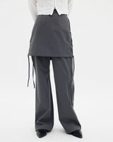 チャコールスカートパンツ / Charcoal Skirt Pants