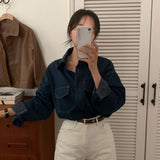 [Bellide made/Long-sleeved version] Vintage Pocket Denim Shirt