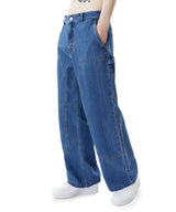 Carpenter Wide Denim Pants - 2 color