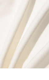 Mixed Fabric Knit KUYRI Love Sweat Shirts (Lucent Ivory)