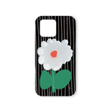 ホワイトフラワーiPhoneケース+スマホグリップ/[SET]Leaf series : whiteflower phonecase + griptok