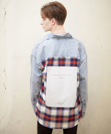 ドッキングデニムシャツ / DOCKING DENIM SH (4578044641398)