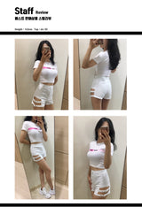 ガーターハイウエストショーツ / BOT(4822) garter high waist shorts
