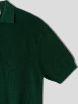 LMNカラーリングハーフジップアップハッチ半袖ニット/LMN Cooling Half Zip-Up Hachi Short-Sleeved Knitwear (9 colors)