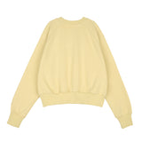WV Emblem Crop Sweat-shirt [Lime] (6535251034230)