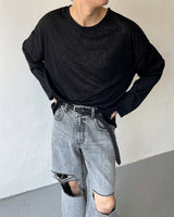 90'sシースルーペインティングルースTシャツ