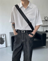 ブラックボウルリネンデニム / TR2424 Black Bowl Linen Denim (XS–L)