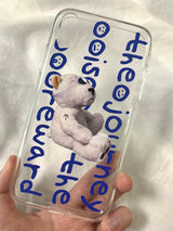 タトゥーレタリングベアケース / tattoo lettering bear case (jelly)