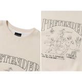 PRETENDER DOODLE SWEAT SHIRTS (3color) (6678692429942)