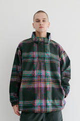 BBLアノラックジャケット/BSR2223FWJK091 BBL ANORAK JACKET PURPLE CHECK