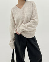 RajVネックニット/Raj V-neck Knit (6color)