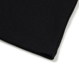 Square Slim Mini Dress [BLACK] (6638396440694)