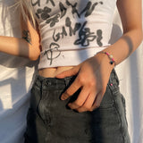 NO.238 BRACELET black pink
