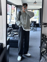 selon daily loosefit kara button cardigan