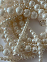 [92.5silver] swirl pearl necklace_4mm