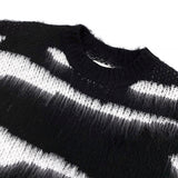 RU Zebra Mohair Round Knitwear (2 colors)