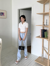ロングブーツカットデニムパンツ / no.2301 Long Bootcut Light Blue Pants