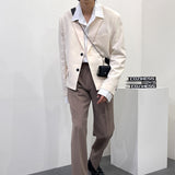 ミニマルクロップドジャケット/CR Minimal Cropped Jacket (5colors)