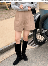 Brick Autumn Pintuck Shorts (2color)