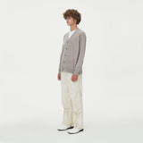 LAMBSWOOL V NECK CARDIGAN_MOCHA (6612827308150)