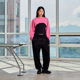 CIRCLE NEW SYMBOL LOGO BOLERO SWEAT SHIRT MELANGE
