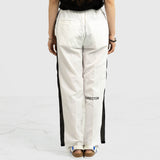 サイドメッシュナイロンパンツ / SIDE MESH NYLON PANTS-WHITE