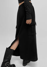 [MADE] Derby Car Cargo Banding Long Skirt